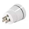 Hama 00223432 Adaptador de viagem tipo B tipo C (ficha euro)+tipo F Branco