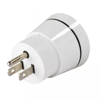 Hama 00223432 Adaptador de viagem tipo B tipo C (ficha euro)+tipo F Branco