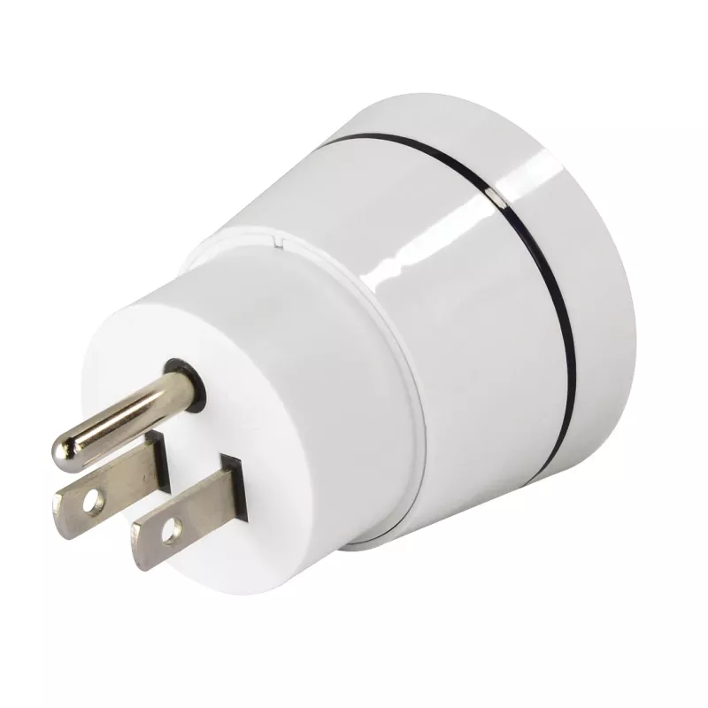 Hama 00223432 Adaptador de viagem tipo B tipo C (ficha euro)+tipo F Branco