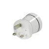 Hama 00223433 Adaptador de viagem tipo G (UK) tipo C (ficha euro)+tipo F Branco