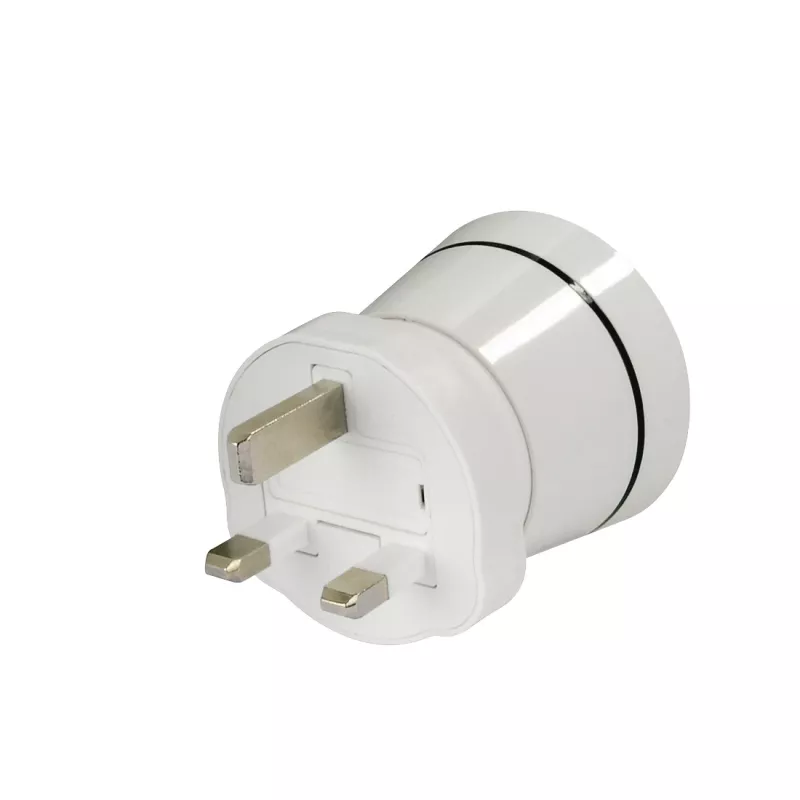 Hama 00223433 Adaptador de viagem tipo G (UK) tipo C (ficha euro)+tipo F Branco