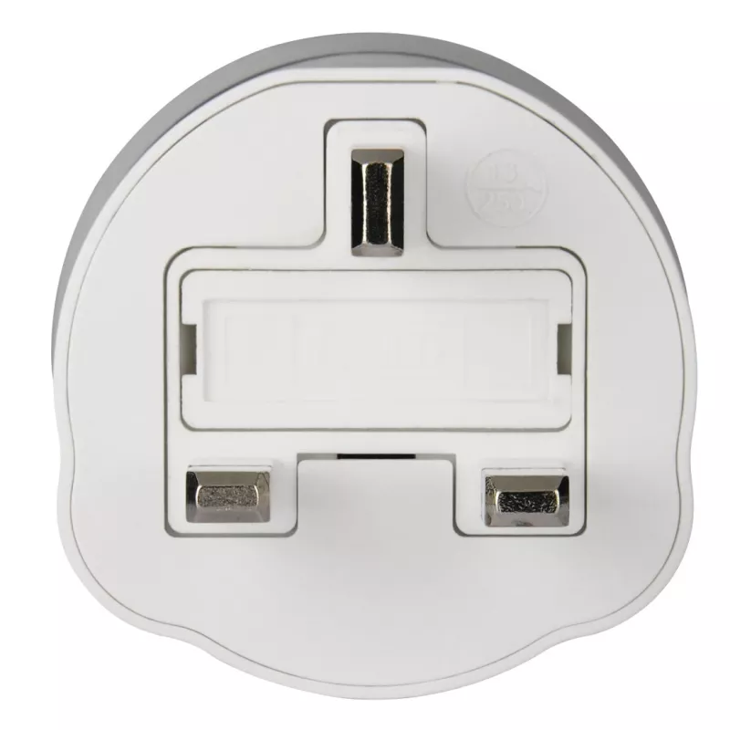 Hama 00223433 Adaptador de viagem tipo G (UK) tipo C (ficha euro)+tipo F Branco