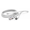 Hama 00205032 Cabo coaxial 2,5 m RJ-45 Branco