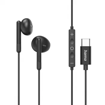 Hama Classy Auscultadores com fios In-Ear Chamadas/Música USB Type-C Preto