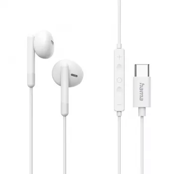 Hama Classy Auscultadores com fios In-Ear Chamadas/Música USB Type-C Branco