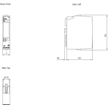 Siemens 6ES7131-6BF01-2BA0 Fonte de alimentação interior multicolor