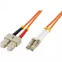 Techly SC/LC Multimodo 50/125 OM2 5m Cabo de fibra ótica ILWL D5-SCLC-050