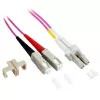 Techly SC/LC Multimodo 50/125 OM4 15m Cabo de fibra ótica ILWL D5-SCLC-150/OM4