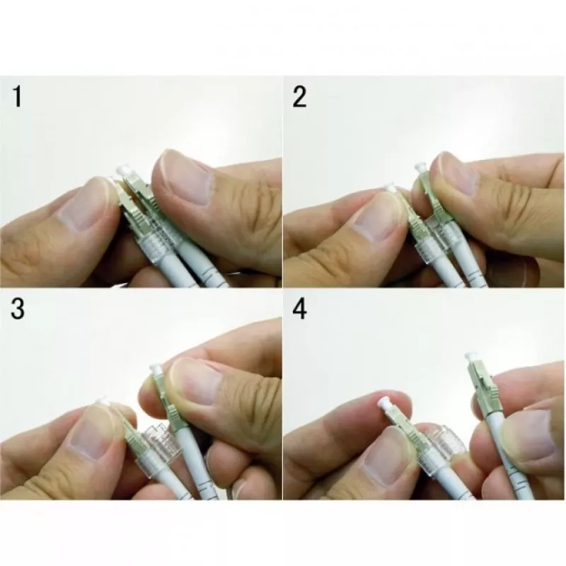 EFB Elektronik Clip duplex LC ECOFIBER - Clip duplex para ligação de fibra ótica