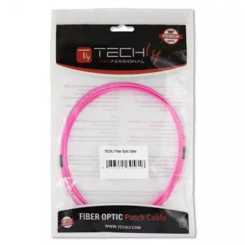 Techly LC/LC Multimodo 50/125 OM4 20m Cabo de fibra ótica ILWL D5-LCLC-200/OM4