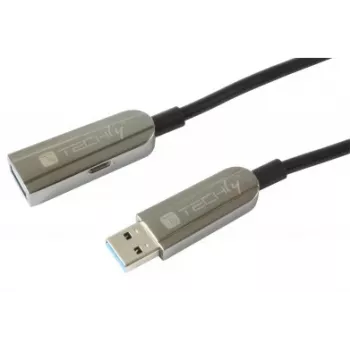 Techly ICOC U3AMF-HY-020 Cabo USB USB 3.2 Gen 1 (3.1 Gen 1) 20 m USB A preto