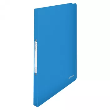 Caderno de anéis Esselte PP Vivida 2RR/16 mm, A4, plástico, azul, 100 folhas, 1,6 cm, 25 mm