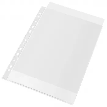 Bolsa reciclada Esselte A4, 210 x 297 mm (A4), transparente, polipropileno (PP), mate, topo, 0,07 mm