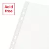 Bolsa reciclada Esselte A5, 150 x 210 mm (A5), transparente, polipropileno (PP), horizontal/vertical, topo, 0,07 mm