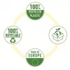 Bolsa reciclada Esselte A5, 150 x 210 mm (A5), transparente, polipropileno (PP), horizontal/vertical, topo, 0,07 mm