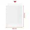 Bolsa reciclada Esselte A5, 150 x 210 mm (A5), transparente, polipropileno (PP), horizontal/vertical, topo, 0,07 mm