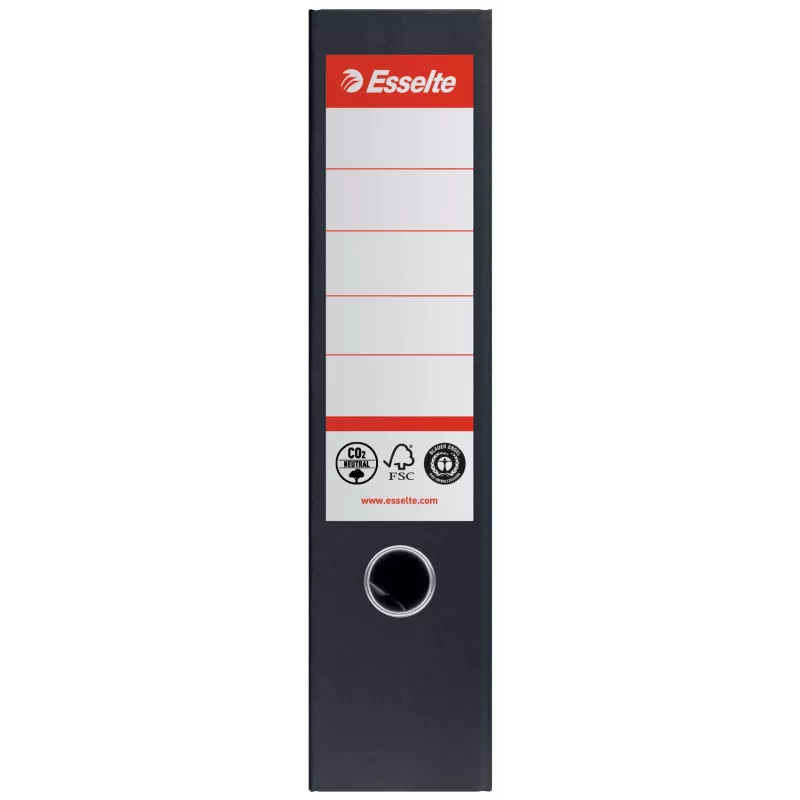 Dossier Esselte No.1, 100% cartão reciclado, A4, arquivo, cartão, preto, 500 folhas, 80 g/m²