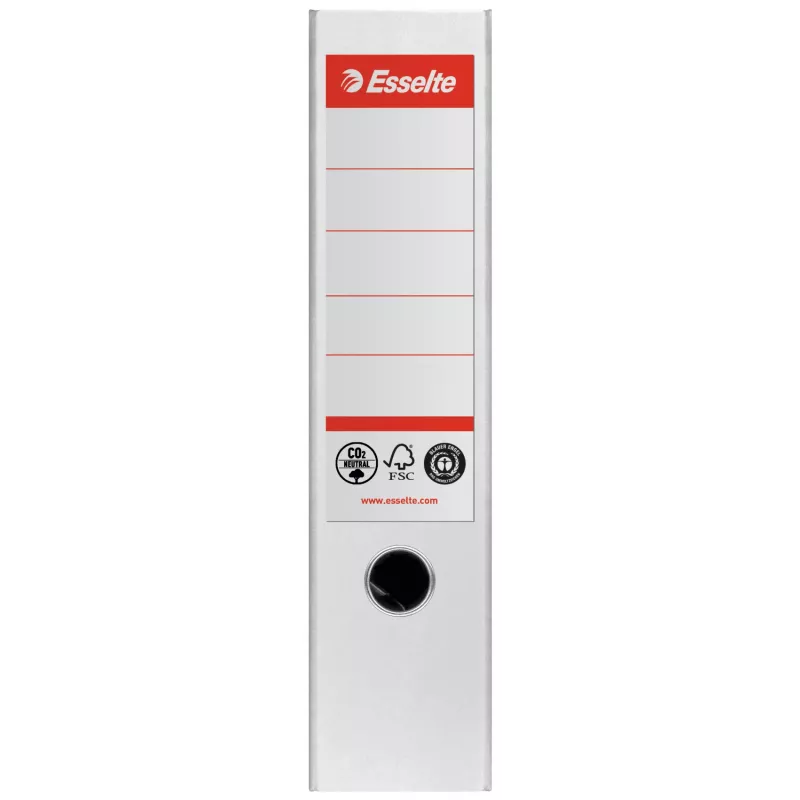 Dossier de alavanca Esselte No.1, 100% cartão reciclado, A4, arquivo, cartão, branco, 500 folhas, 80 g/m²