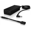 HP 90W Smart AC Adapter, portátil, interior, 90 W, portáteis HP com conectores de 4,5 mm e 7,4 mm, empresarial, preto