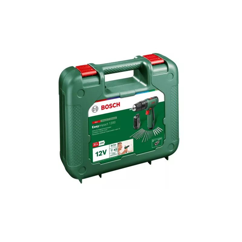 Bosch EasyImpact 1200 1500 rpm mandril de aperto rápido 1,1 kg preto, verde