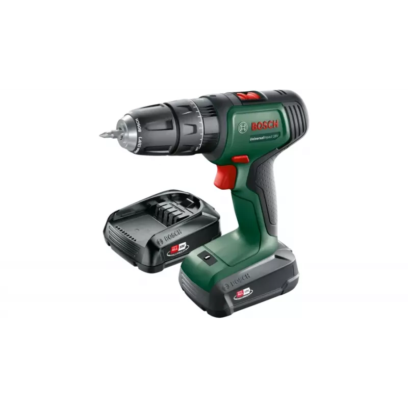 Bosch UniversalImpact 18V 1450 rpm sem chave 1,3 kg verde
