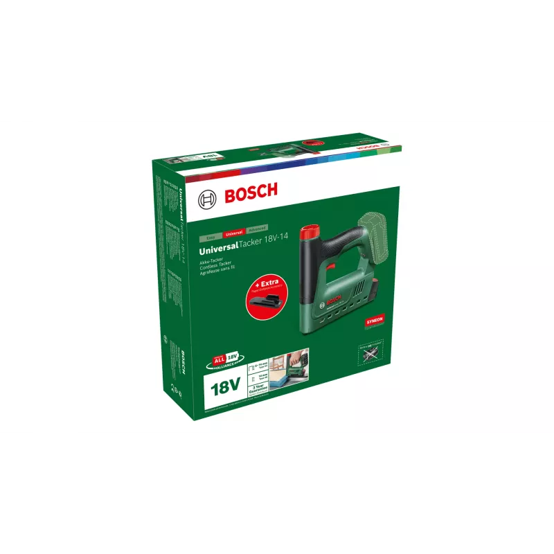 Bosch UniversalTacker 18V-14 Agrafador/pistola de pregos bateria
