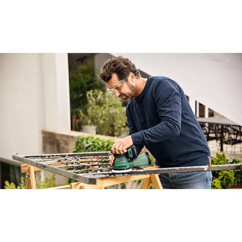 Bosch UniversalOrbit 18V-20 (BareTool), lixadora excêntrica, orbital, verde, Alemanha, bateria, 18 V