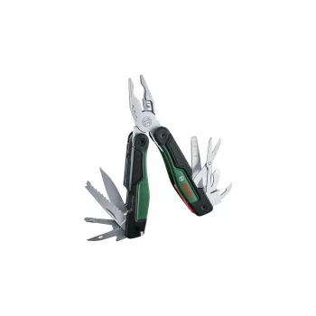 Bosch 1 600 A02 Z98 Alicate multiferramentas formato de bolso 16 ferramentas preto, verde