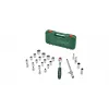 Bosch 1600A02Z9F conjunto de roquete e chaves de caixa de 1/2 in, 25 un., verde