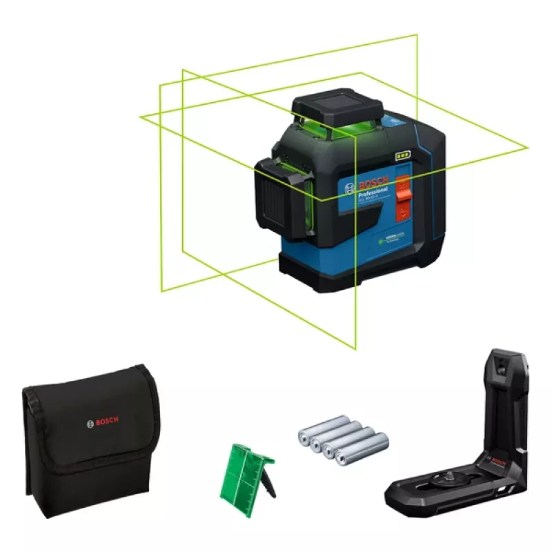 Bosch GLL 80-33 G laser de linhas 30 m 500-540 nm (< 10mW)