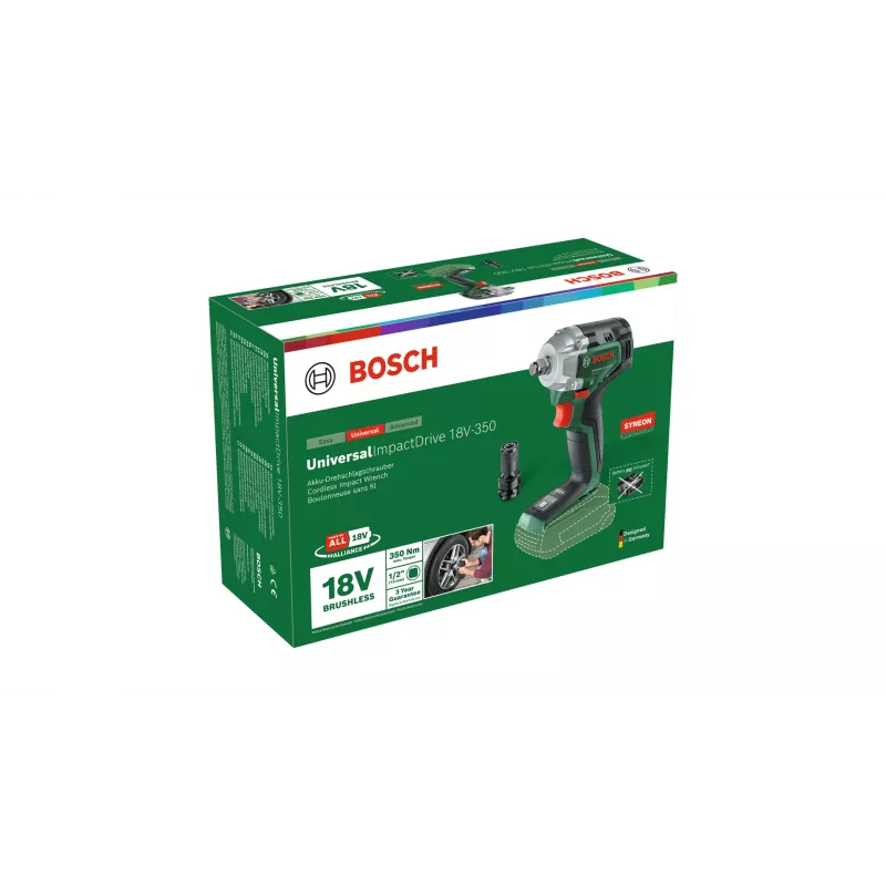Bosch ImpactDrive 18V-350 2300 rpm preto, verde