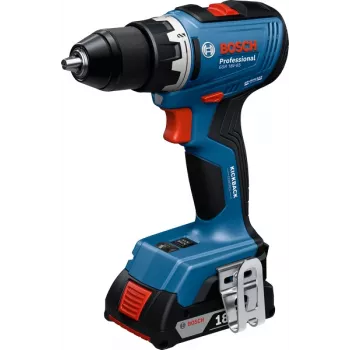 Bosch GSB 18V-65 Professional berbequim de percussão sem fios, 18 V, 2x 5.0 Ah, L-BOXX (06019N3303)
