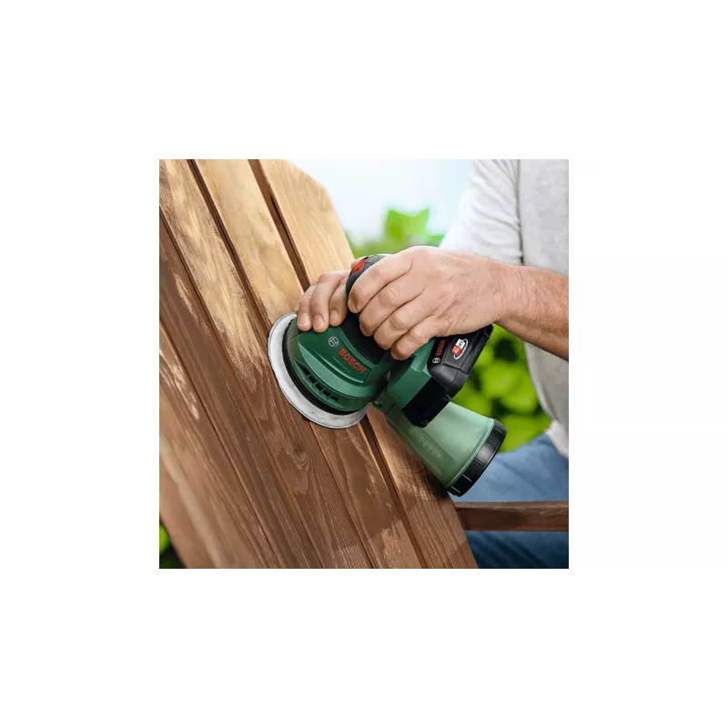 Bosch EasyOrbit 18V-10 lixadeira excêntrica 23000 OPM preto, verde