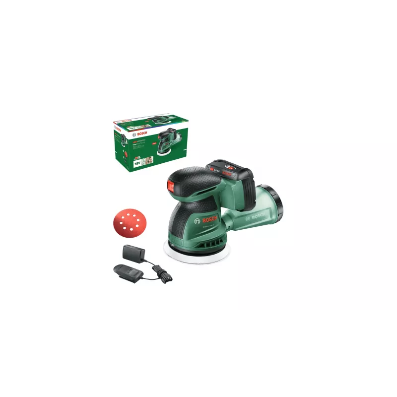 Bosch EasyOrbit 18V-10 lixadeira excêntrica 23000 OPM preto, verde