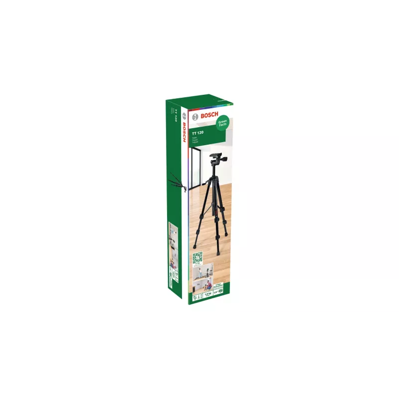 Bosch TT 120 tripé universal 3 perna(s) preto
