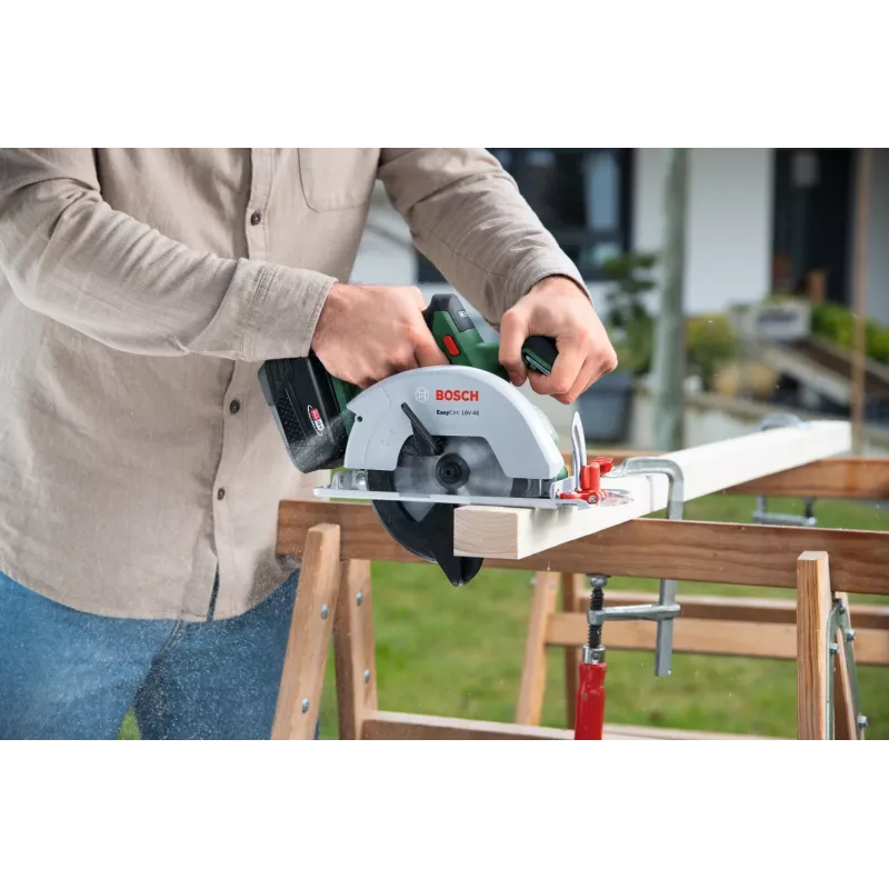 Bosch EasyCirc 18V-48 (ferramenta sem bateria, caixa), madeira, verde, 25 cm, 4200 rpm, 9 cm, 2 cm