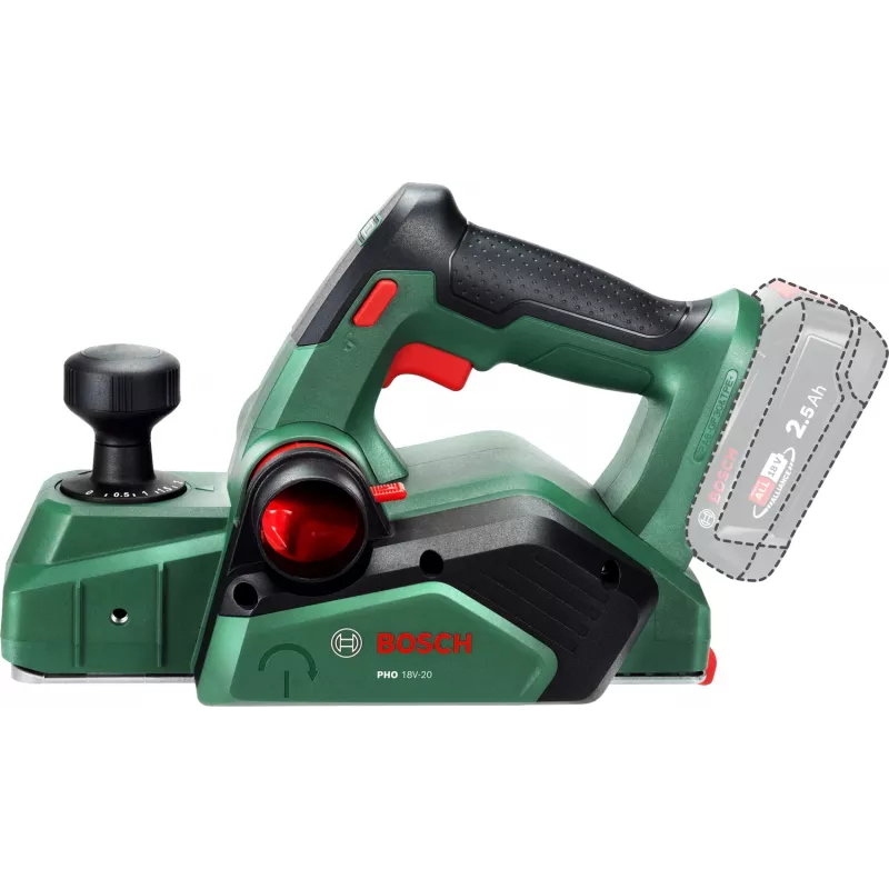 Bosch PHO 18V-20 (ferramenta sem bateria, caixa), verde, 2 mm, bateria, 18 V, 171 mm, 291 mm