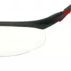 3M S2001SGAF-RED Óculos de segurança proteção plástico cinzento, vermelho
