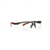 3M S2001SGAF-RED Óculos de segurança proteção plástico cinzento, vermelho