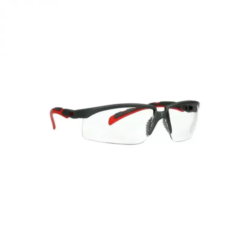 3M S2001SGAF-RED Óculos de segurança proteção plástico cinzento, vermelho