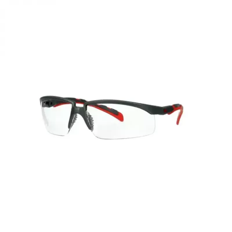 3M S2001SGAF-RED Óculos de segurança proteção plástico cinzento, vermelho