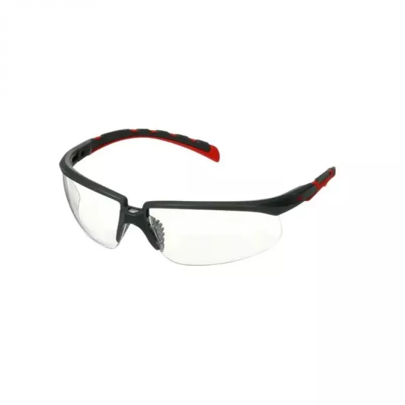 3M S2001SGAF-RED Óculos de segurança proteção plástico cinzento, vermelho