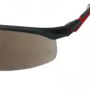 3M S2002SGAF-RED Óculos de segurança proteção plástico cinzento, vermelho