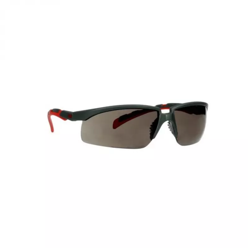 3M S2002SGAF-RED Óculos de segurança proteção plástico cinzento, vermelho