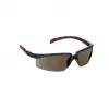 3M S2002SGAF-RED Óculos de segurança proteção plástico cinzento, vermelho