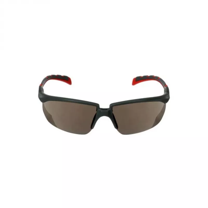 3M S2002SGAF-RED Óculos de segurança proteção plástico cinzento, vermelho