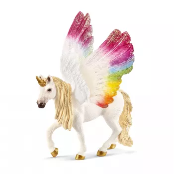 schleich BAYALA Unicórnio arco-íris alado, 5 ano(s), Unicórnio / Pégaso, Unicórnios & Fadas, Multicolor, Plástico, 1 unid.