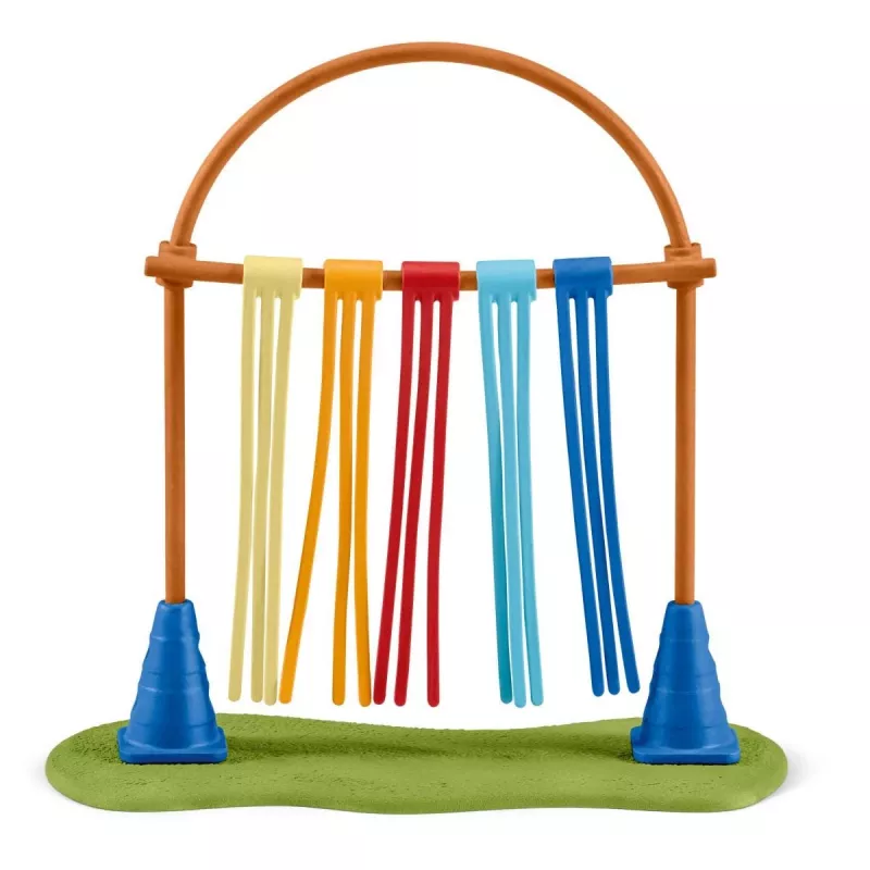 schleich Treino de agilidade para póneis, Agilidade, Animais da quinta/Brinquedo de quinta, 3 ano(s), Multicolor, Plástico