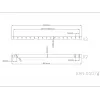Multibrackets M Tubo de extensão Suporte de teto Preto 3000mm