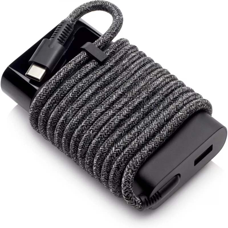 HP 65W fonte de alimentação de viagem USB-C fina, portátil, universal, 90 V, 47 - 63 Hz, 65 W, 20 V